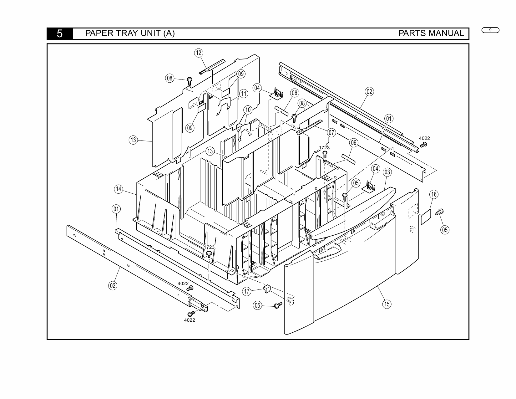 Konica-Minolta Options PF-106 Parts Manual-6